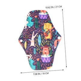 Gatuida Reusable Cotton Pads Bamboo Charcoal Sanitary Napkins Absorbent Cloth Pads for Women Leak-proof Design for Period Postpartum