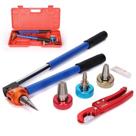 iCrimp Manual Expanding Tool Kit with Auto-Rotation Expansion Heads, Extendable Handle Expander Tool for 3/8,1/2,3/4&1 inch ProPEX,Wirsbo F1960 standard fittings