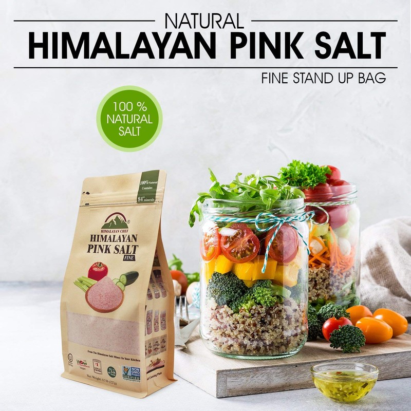 Himalayan Chef Pink Himalayan Salt, 3 lbs, Fine Grain |