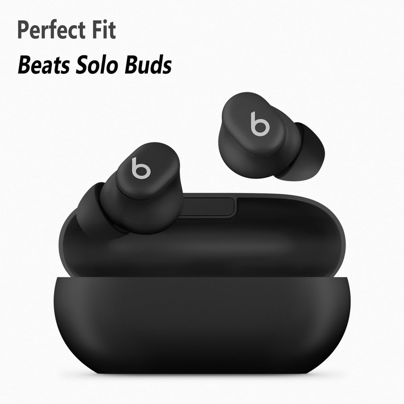 Geiomoo Silicone Ear Tips for Beats Solo Buds, Replacement Eartips