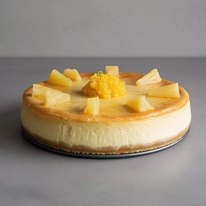 Andy Anand Pineapple Cheesecake 9" Fresh Made, Shipped 2nd Day