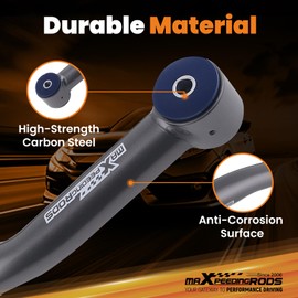 maXpeedingrods Fixed Lower Control Arms for Jeep Cherokee XJ Wrangler TJ LJ Comanche MJ w/3-4.5" Lift, Poly Bushing with Zerk Fittings