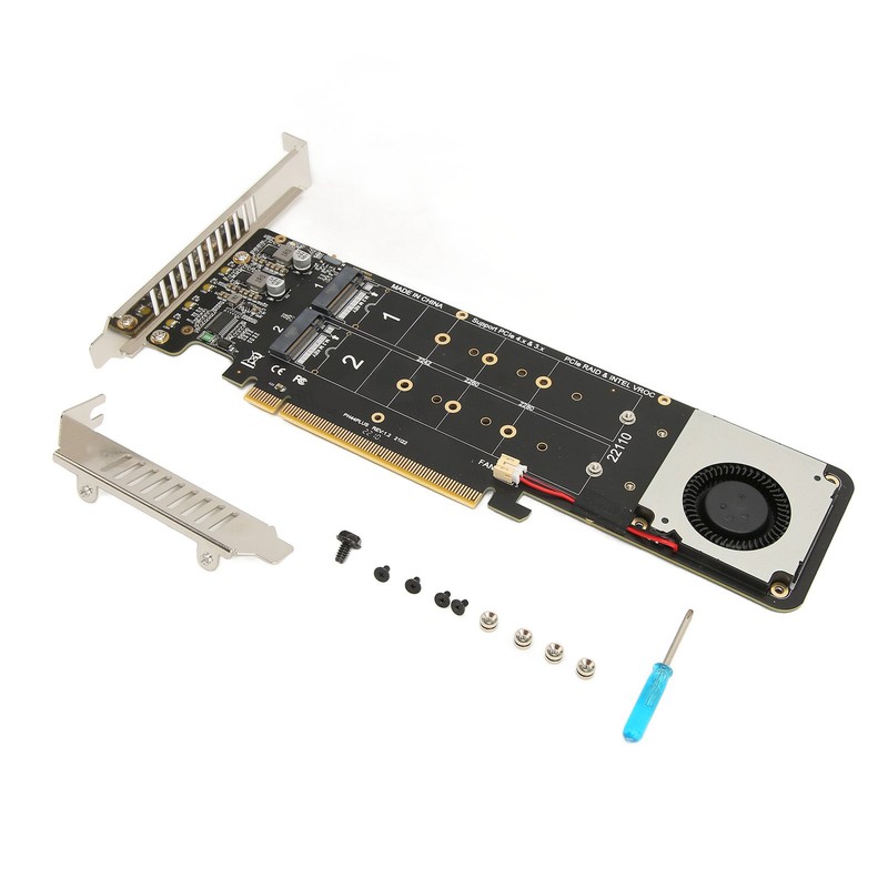 M.2 NVMe SSD Adapter Card Double Side LED Indicator High