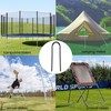 Heavy Duty Trampoline Anchors High Wind U-Shaped Sharp Ends Ground