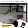 12x8Ft Garage Door Screen 1 Car Magnetic Garage Screen Door
