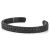 Akitsune Terra Bangle | Hammered Antique Bracelet Women Men Stainless