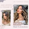 UK-Fashion-Shop Tape in Hair Extensions Human Hair Real Hair Exension