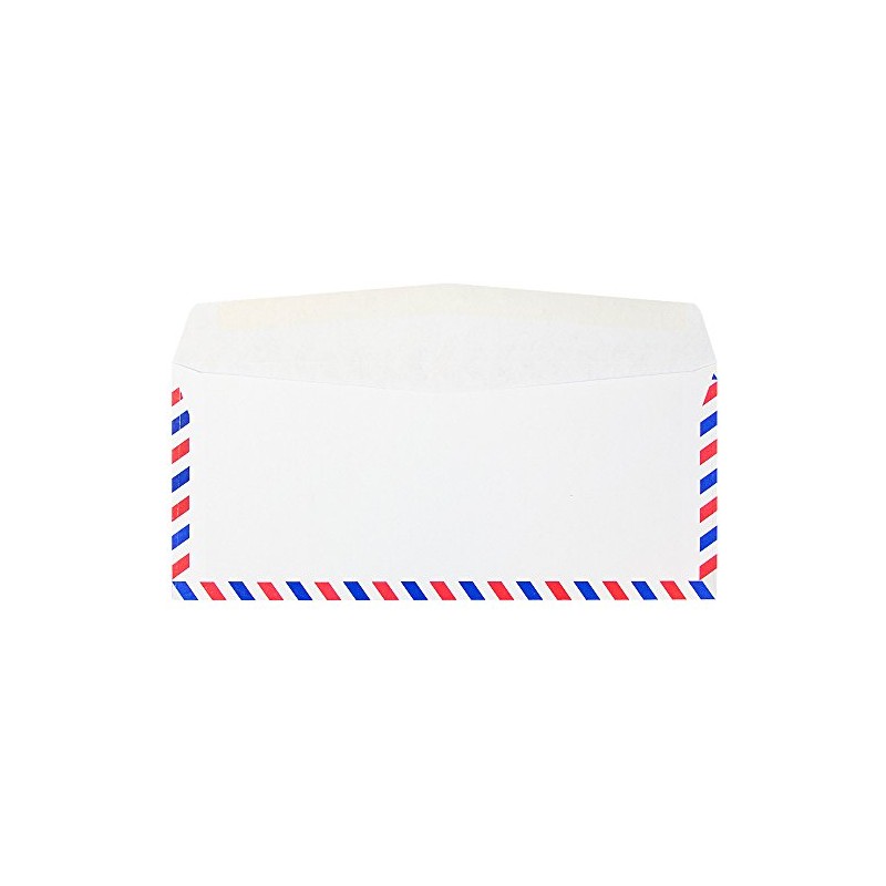 JAM PAPER #10 Airmail Envelopes - 4 1/8 x 9