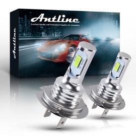 Antline Super Bright H7 H7LL LED Bulb Ice Blue Version 3570 CSP-Chips LED Fog Lights DRL Replacement (Pack of 2)