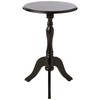 Decor Therapy Simplify Round Pedestal Accent Side Table, 24" x