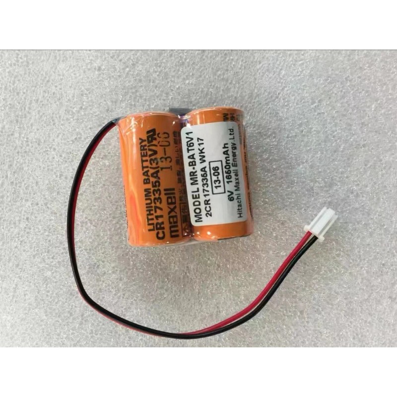 Maxell For Mitsubishi MR-BAT6V1 2CR17335A WK17 6V 1650mAh battery with