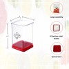 Nine Mansion Speed Slicer Stainless Steel Fruit Slicer Cup, Strawberry,