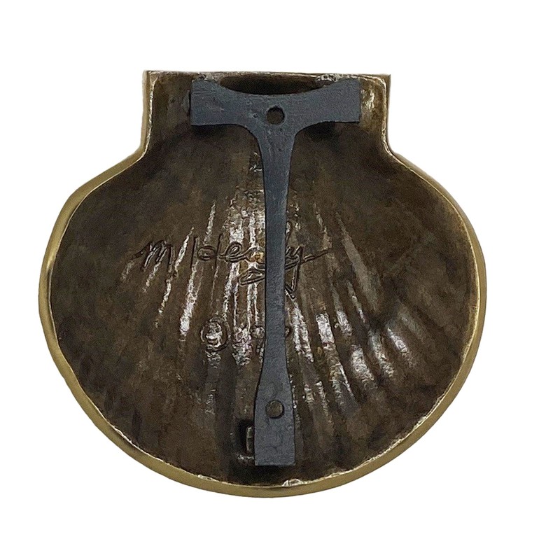 Michael Healy Scallop Door Knocker - Brass (Standard Size)
