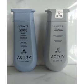ACTiiV Recover Thickening Cleansing Treatment Men 6oz- Conditioner 7oz DUO