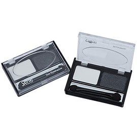 Saffron - Black/White Shimmer Duo EyeShadow #9285B