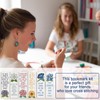 ORIGACH 6 Set Cross Stitch Bookmark Kit for Beginner Flower