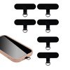 SAVITA 6pcs Cell Phone Tether Tabs, Crossbody Phone Strap Tether
