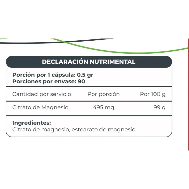 Vitaminas Citrato De Magnesio 90 Caps Pomo 45g Son 2