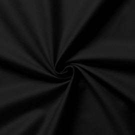 Cotton Lawn Fabric - Lawn Cotton for Dressmaking, Quilting, and Crafting - 100% Cotton Material, 53 Inches Wide - Soft, Lightweight Plain Lawn Fabric (Black, 1 Metre)