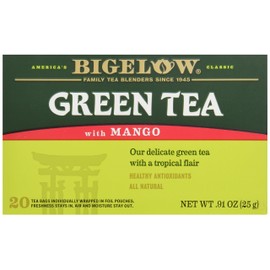 Bigelow Tea Green Tea with Mango, 20 ct