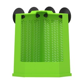 DONGKER Bearded Dragon Feeder,Anti-Escape Lizard Corner Terrarium Bowl with Suction Cups for Lizard Bearded Dragon Gecko Frog