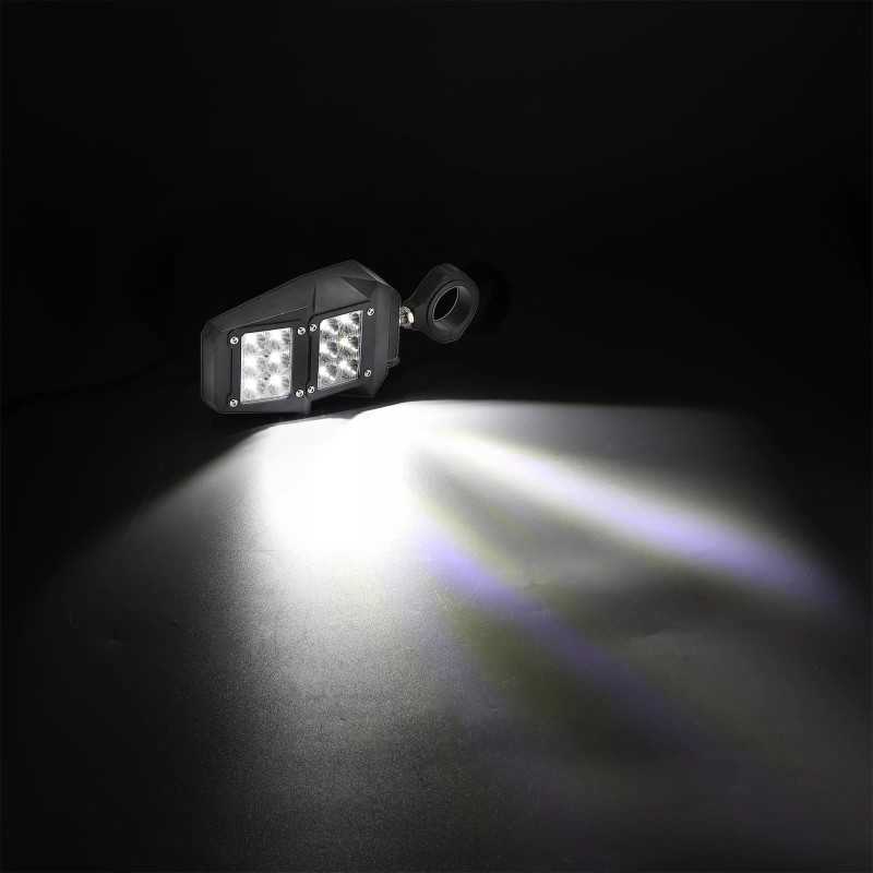 DYSO UTV Rear View Side Mirrors with LED Rock Light