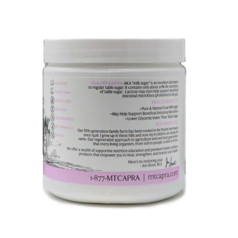 Capra Lactose - Goat Milk Lactose 1lb. 453g
