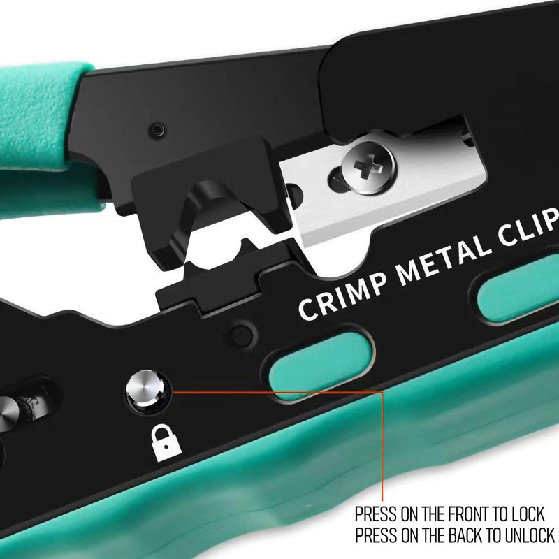 LMX RJ12/RJ45 Data Cable Crimper, Wire Stripper, Wire Cutter, CAT