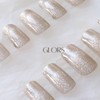 Cool Cat Eye Short Square Press On Nails for Daily