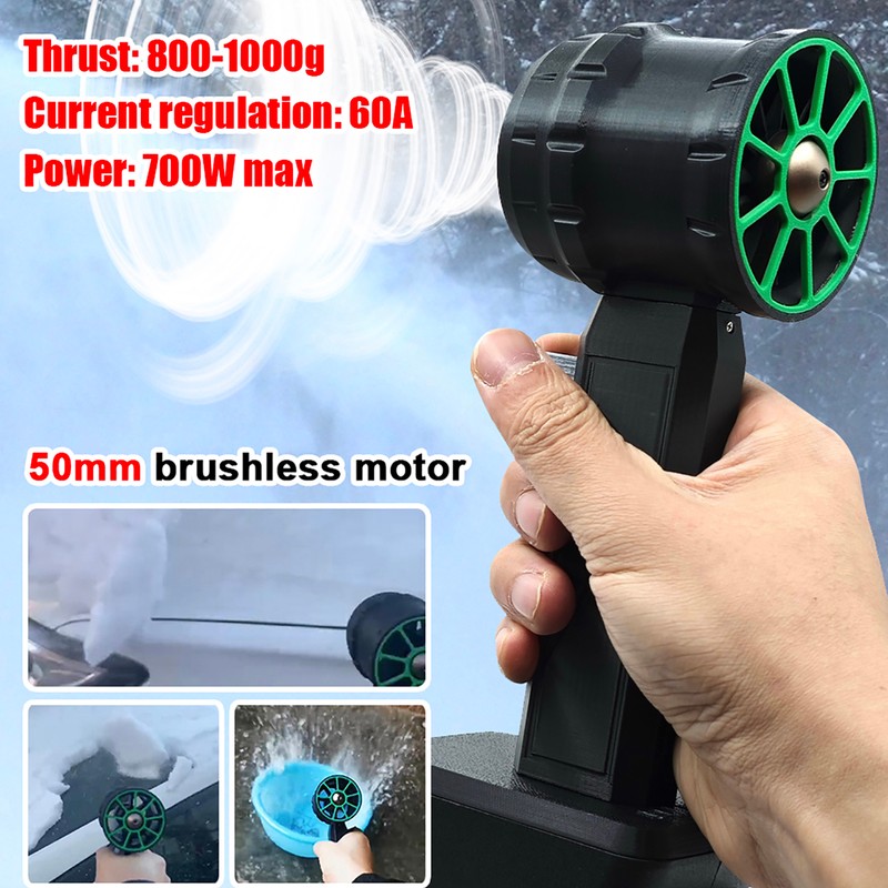 Handheld Ducted Turbofan 50mm Brushless Motor Jet Fan 800-1000g Thrust