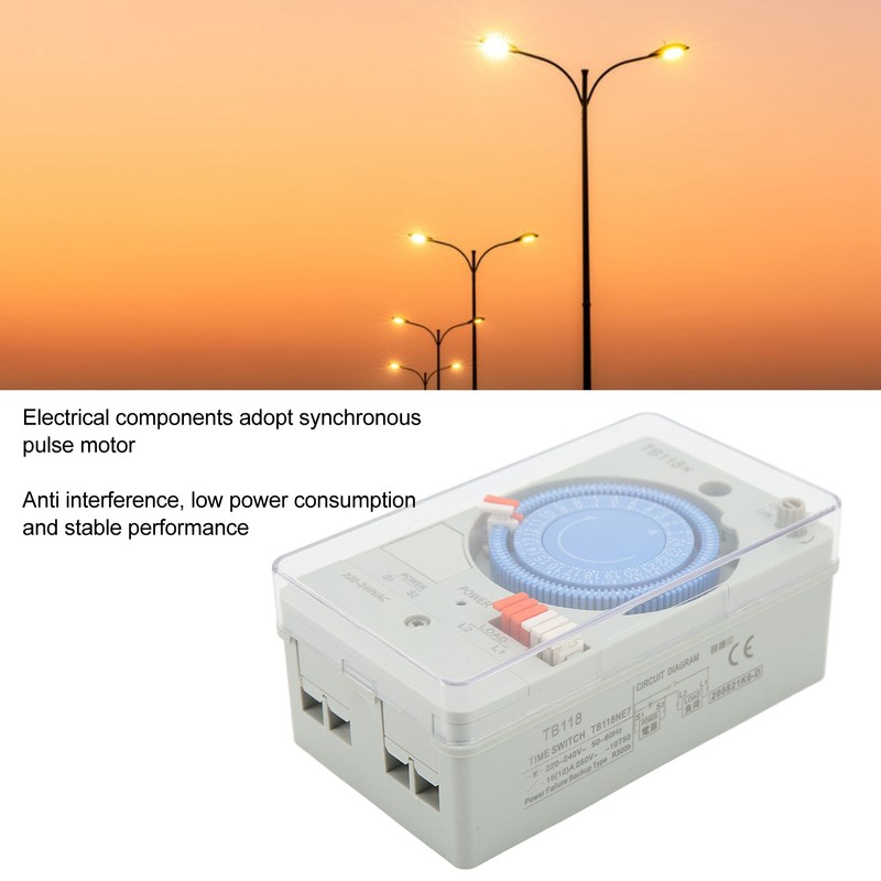 Mechanical Timer Switch Anti Interference Programmable Time Switch for Street