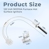 903110A Universal Furnace Hot Surface Ignitors with Plug,Round Silicon Nitride