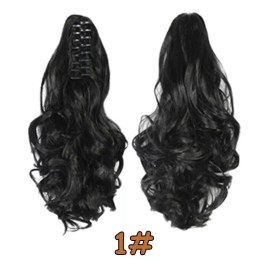 Ecru Coleta Postiza Ondula Cola Caballo Chongo Calidad Con Clip