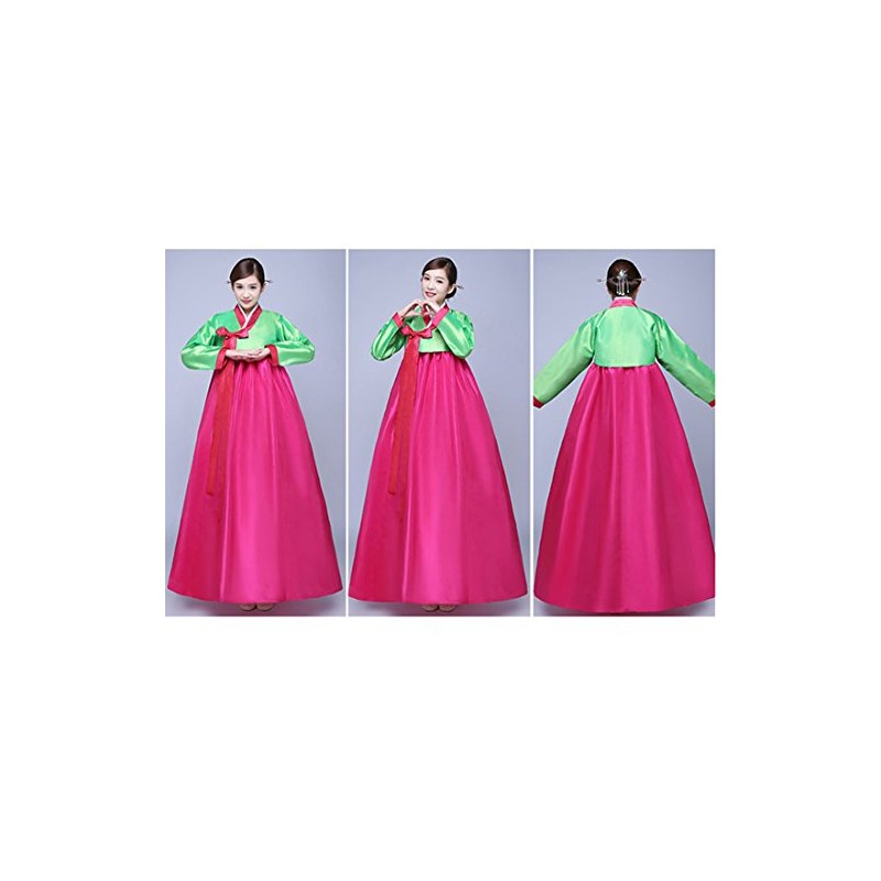 [Manufacturer] Korean Folk Costume, Hanbok Kaemai School Dress (L, Green)