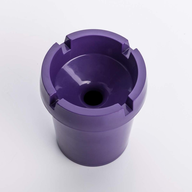 LST 5x Ashtray Storm Ashtray Smokeless Drinks Purple Plastic
