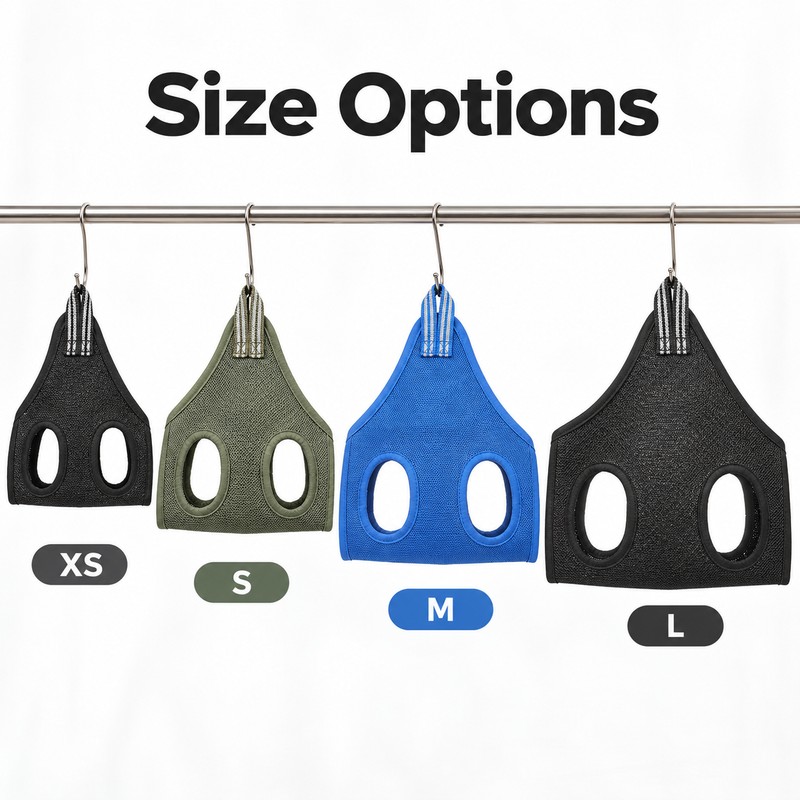 Pet Grooming Hammock for Nail Trimming – Adjustable Polyester Restraint