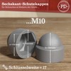 PD® Hexagonal protective caps M10 (wrench size 17) - cover