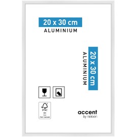 accent by nielsen Accent Aluminium Picture Frame 20 x 30 cm Glossy White
