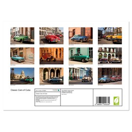 Classic Cars of Cuba (Monthly Wall Calendar 2025 11.7" x 16.5" (open)), CALVENDO 14 Month Calendar