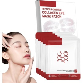 Mascarillas de Colágeno para el Contorno de los Ojos, Mascarillas de Hidrogel Hidratantes y Antiarrugas que Refinan los Poros, Reafirman la Piel del Contorno de los Ojos y Mejoran su Elasticidad