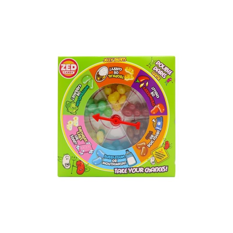 Zed Candy Double Dares Game, 100g Assorted Weird and Fruit