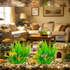 BOLYEE 2 Pack Aquarium Decor Plastic Plants, Large Artificial Fish