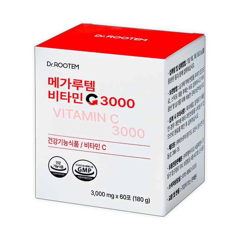Dr. Rootem Megarootem Vitamin C 3000 High-content Vitamin C Powder