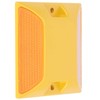 Tiiyee Yellow Road Reflectors, Reflective Driveway Stud Markers 6PCS Plastic