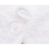 ZOLLNER Hair Turban in White - Soft Hair Towel with