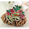 Gyn&Joy - Broche de Navidad esmaltado, Metal, Sin gemas.