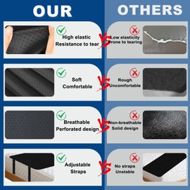 LAZTZQ Grounding Mat for Bed, Sleeping, (27" x 76" King) PU Leather grounding mat for improving Energy and Sleep, Comes with Outlet Tester, grounding Wire, Eye mask, Test Pen and Safety Adapter.