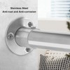 Jiozermi Stainless Steel Curtain Rod Holders, 4 Packs 1 1/4"