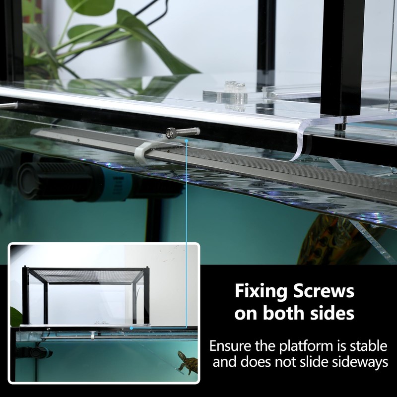 Turtle Topper Basking Platform for Aquatic Turtles 40 Breeder 75