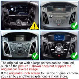 9.7 inch Android 13 Car Stereo Radio for Ford Focus 2012-2018, 2+32G Touch Screen Radio Ford Focus Head Unit with Backup Camera Carplay Android Auto Stereo GPS Navigator WiFi Bluetooth FM RDS DSP
